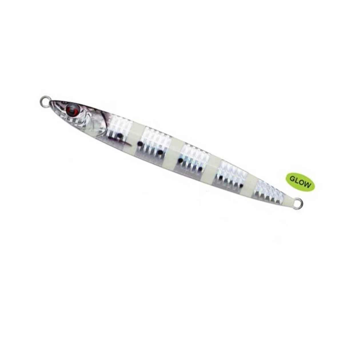 Savage gear 3D Slim Jig Minnow 80 gr 14 cm Suni Yem - Zebra Glow