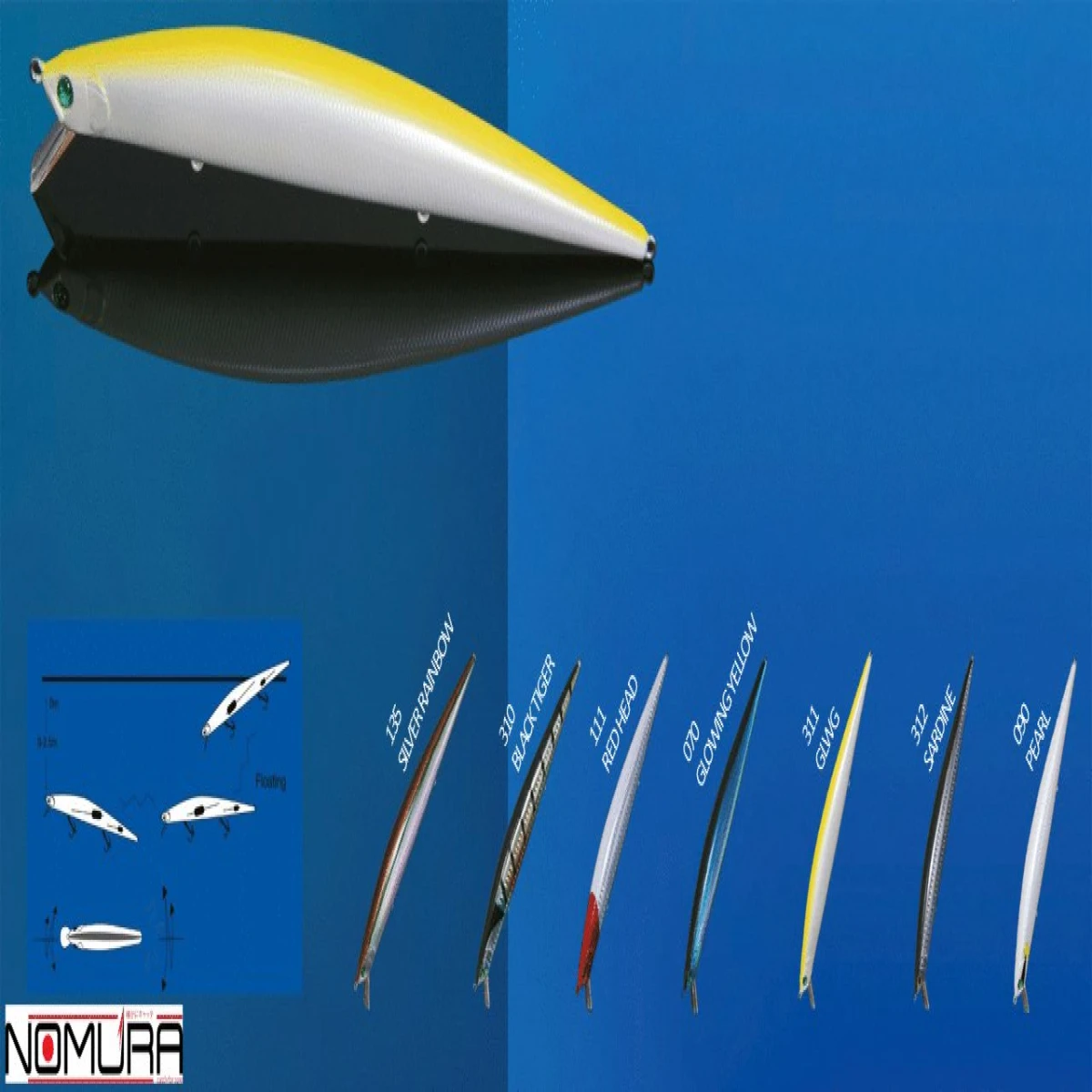 Nomura Nagasa 175mm 26g (0-2,5mt) Suni Yem - 070