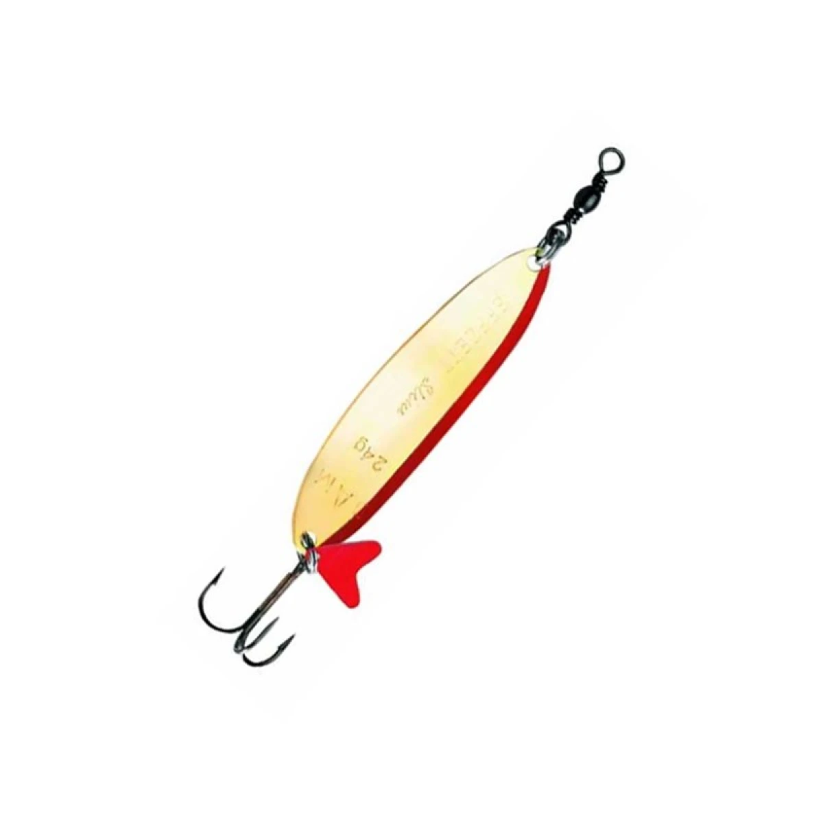 Dam Effzett Standard Spoon Slim 6.5 cm 16 gr Sinking Kaşık - Silver/Gold