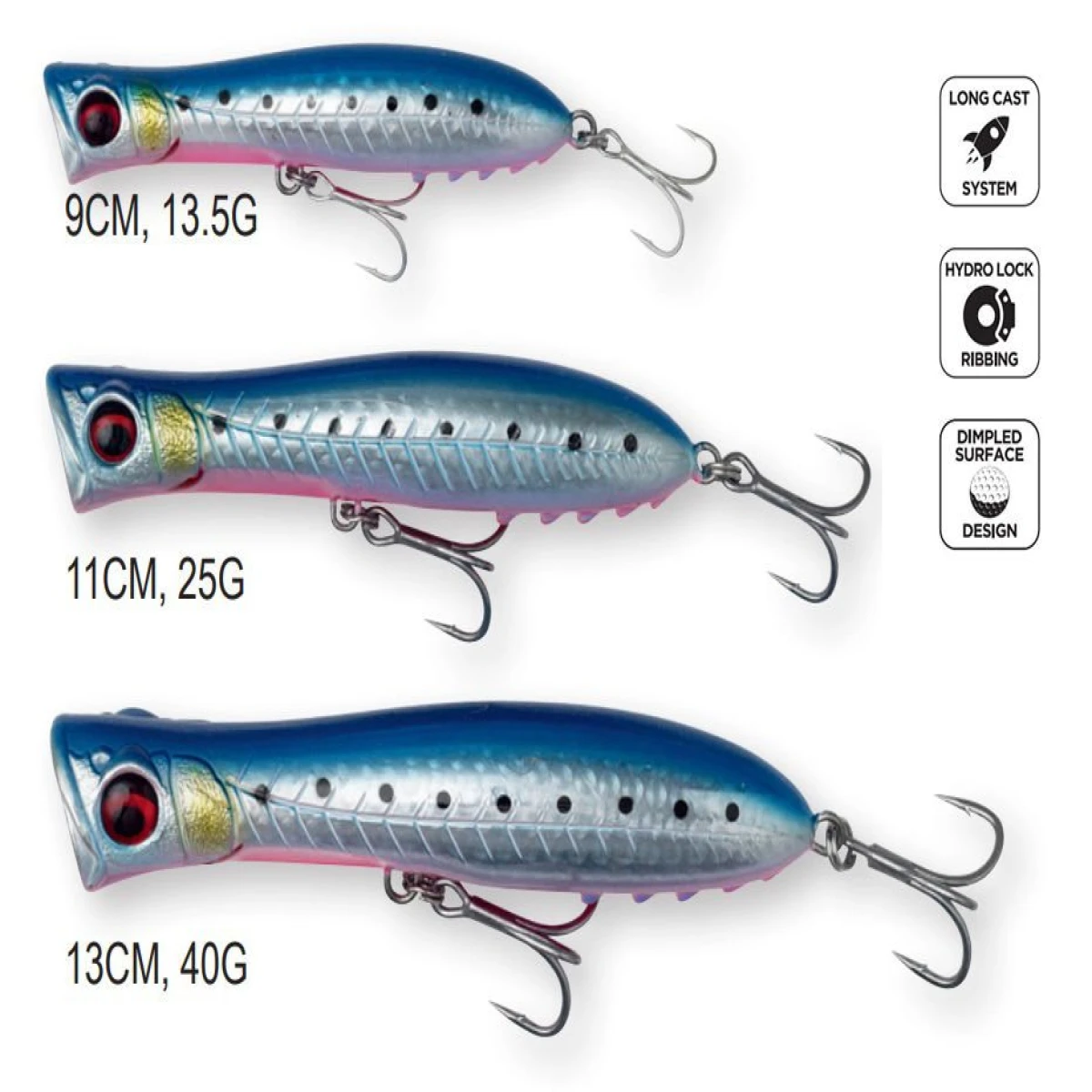 Savage Gear Gravity Popper 11cm 25gr Suni Yem - Pink Belly Sardine