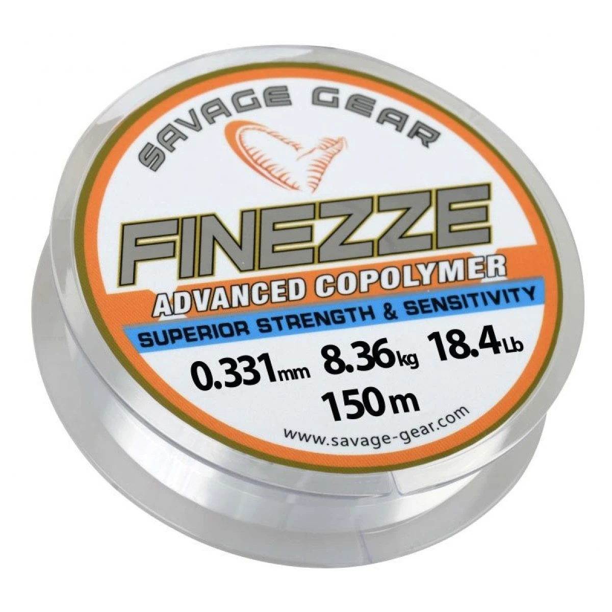 Savage gear Finezze Mono 300 mt Clear Misina - 0,165 mm