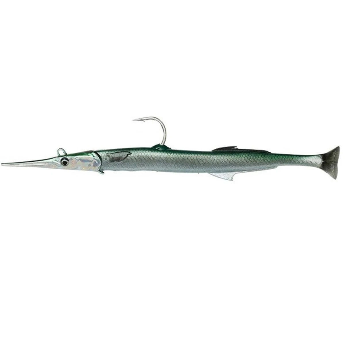 Savage gear Needlefish Pulsetail 2+1 14 cm 12g Suni Yem - Green Silver