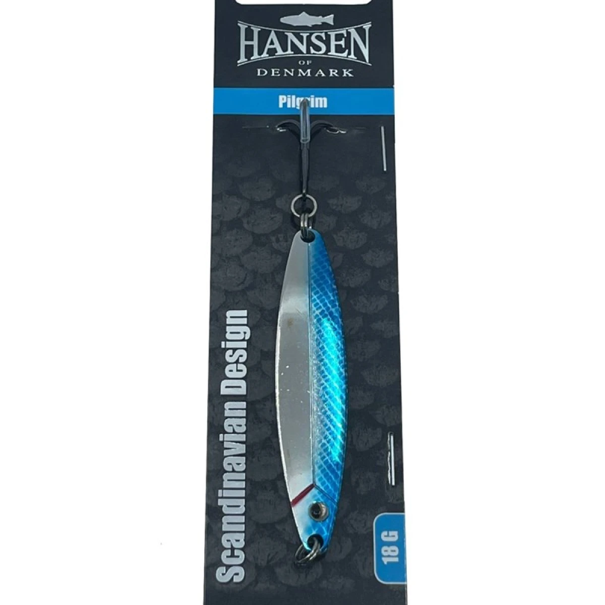 Hansen Pilgrim 8.9cm 28g Silver/Blue Kaşık