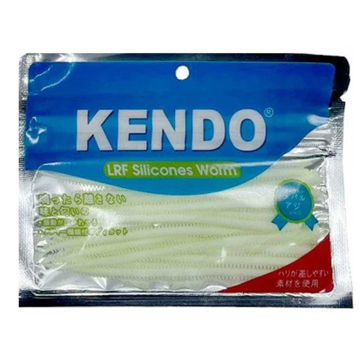 Kendo 10 cm Lrf Silicones Worm (Kokulu) 10 adet - Glow