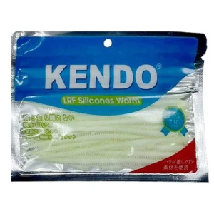 Kendo 10 cm Lrf Silicones Worm (Kokulu) 10 adet - Glow
