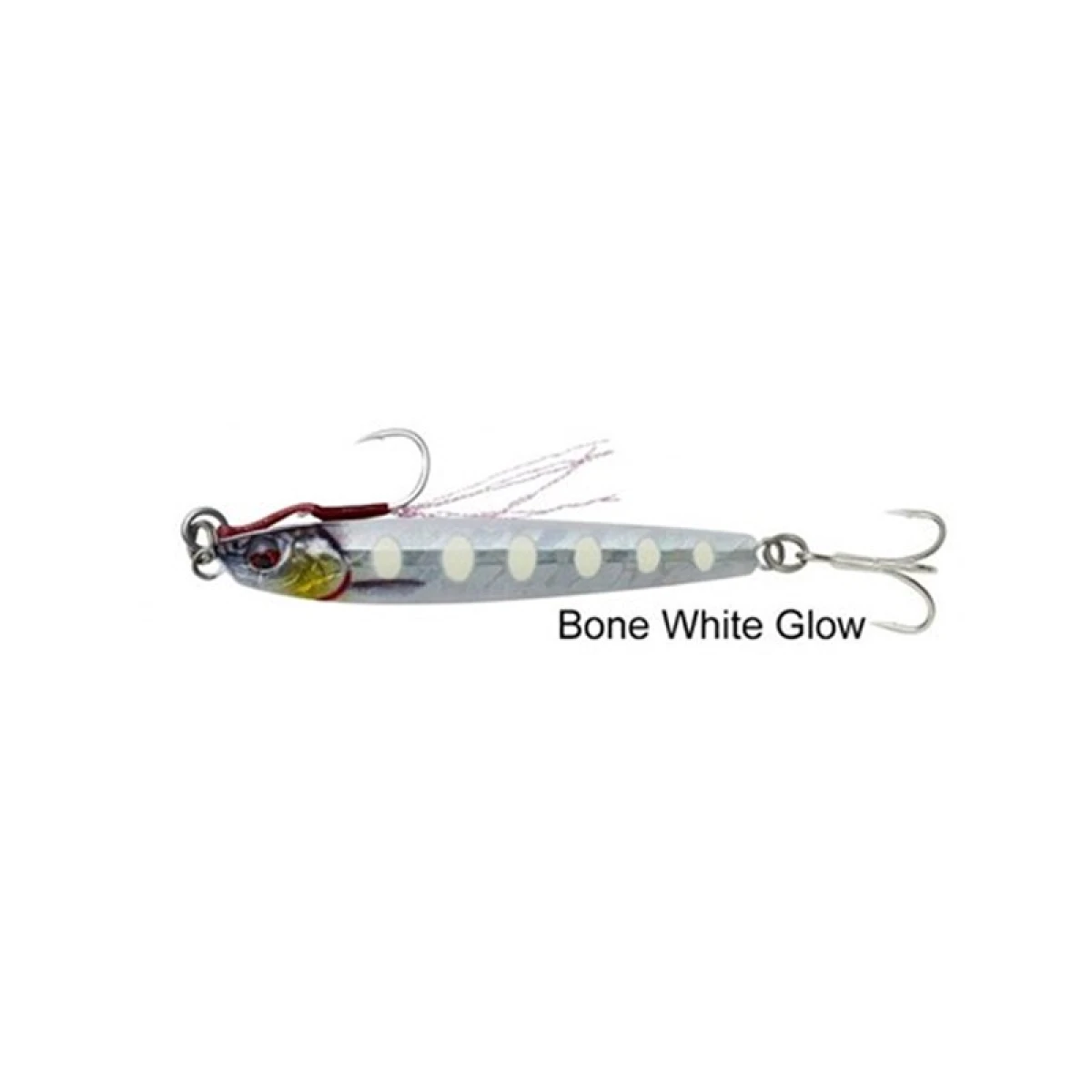 Savage gear 3D Jig Minnow 5 gr 4,6 cm Suni Yem - Bone White Glow