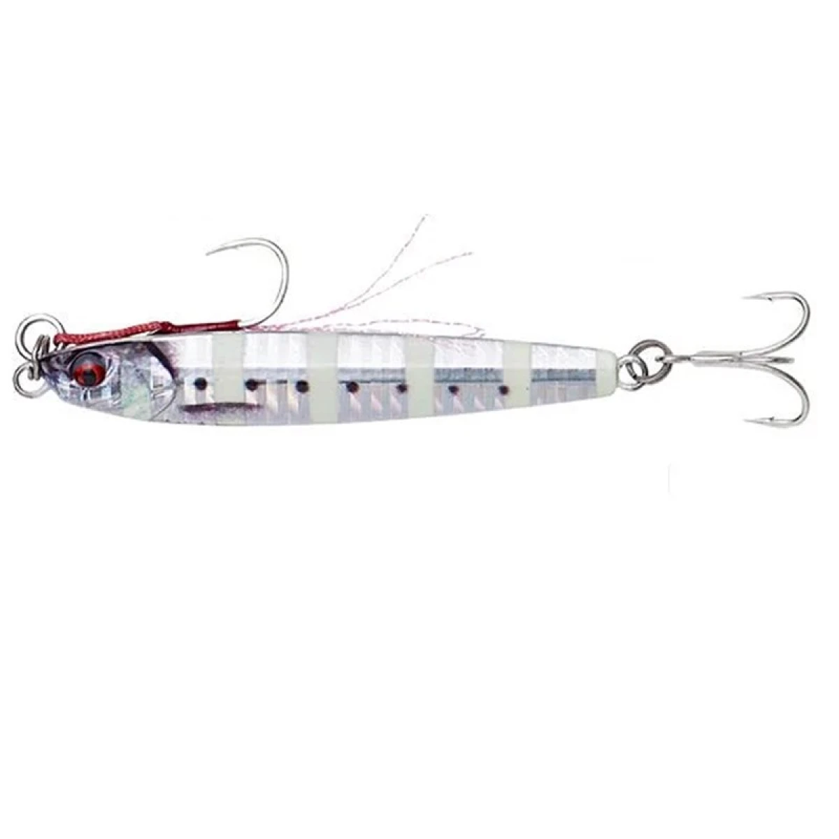 Savage gear 3D Jig Minnow 5 gr 4,6 cm Suni Yem - Zebra Glow