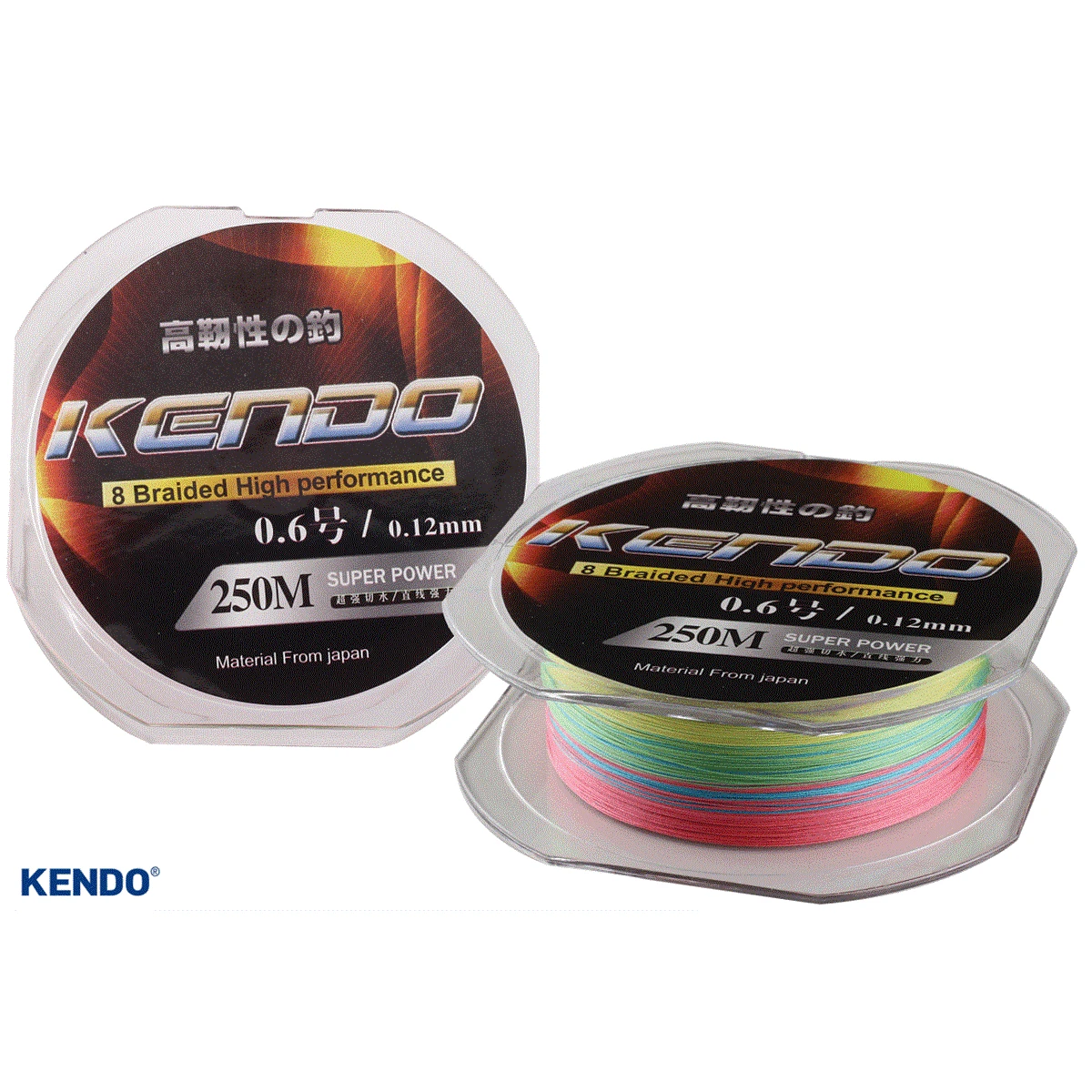 Kendo Dynema 8 Örgü 120Mt (Multicolour) - 0,28 mm