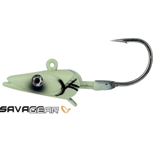 SAVAGE GEAR Sandeel Jig Head 16g 3/0 - 3pcs Glow Suni Yem