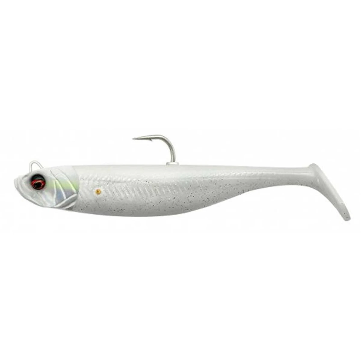 Savage Gear Savage Minnow 10 cm 20 gr 2+1 - White Pearl Silver