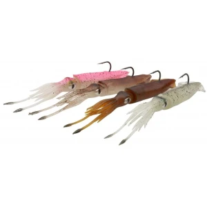Savage gear 3D TPE Swim Squid 95mm 10g 2 Adet Suni Yem - Brown UV