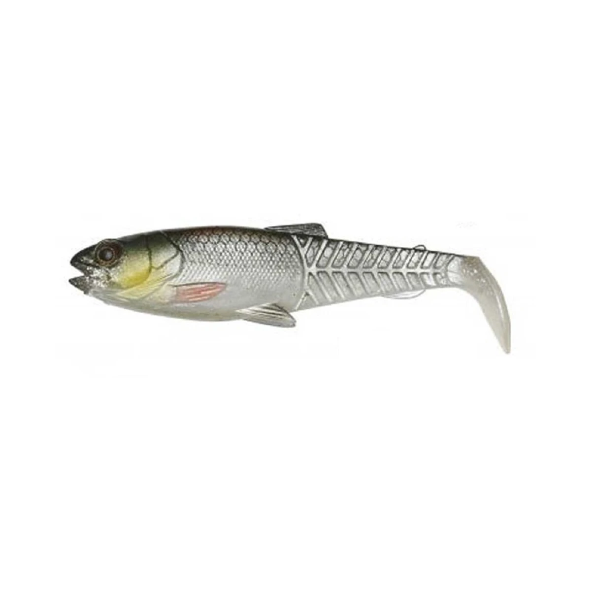 Savage Gear Craft Cannibal Paddletail 12.5 cm 20 gr Suni Yem - Green Silver
