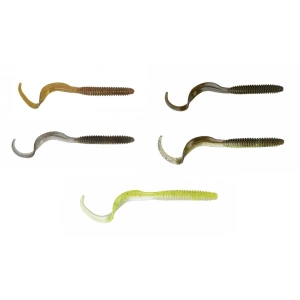 Savage gear LB Rib Worm 90 mm 10 Adet Suni Yem