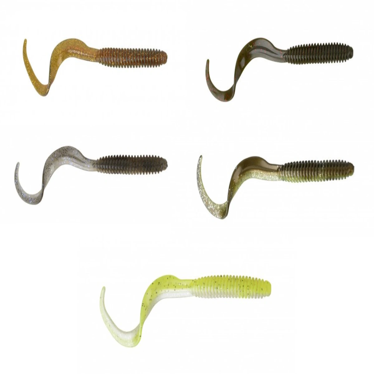 Savage gear LB Rib Worm 90 mm 10 Adet Suni Yem - Red Glitter