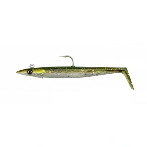 Savage Gear Sandeel V2 14 cm 33 gr 2+1 - Green Silver