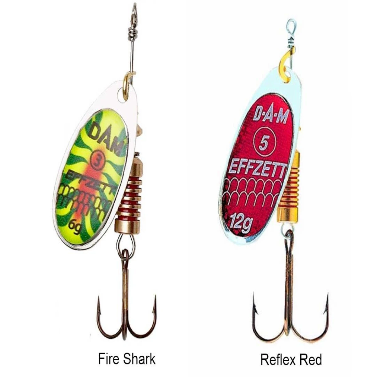 Dam Effzet Standard Spinner 4 gr #2 Kaşık - Fire Shark