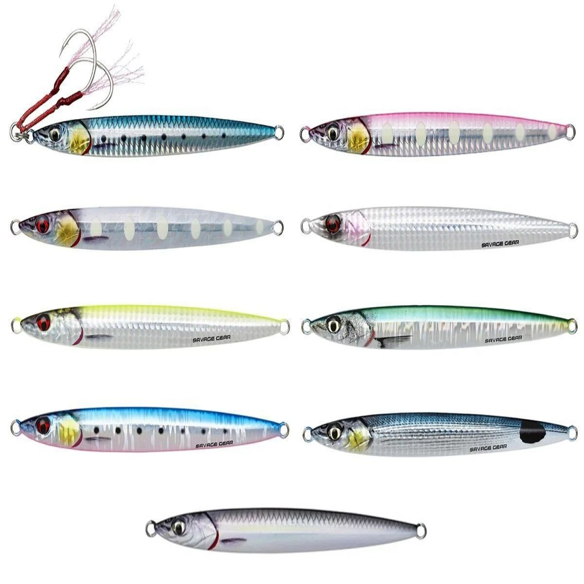 Savage gear 3D Slim Jig Minnow 60 gr 12,5 cm Sahte Balık - Pink Belly Sardine