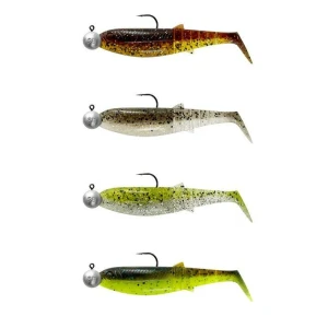 Savage Gear Cannibal Shad 12.5cm 20gr+12.5gr #5/0 Clear Water 4+4 Adet Sahte Balık