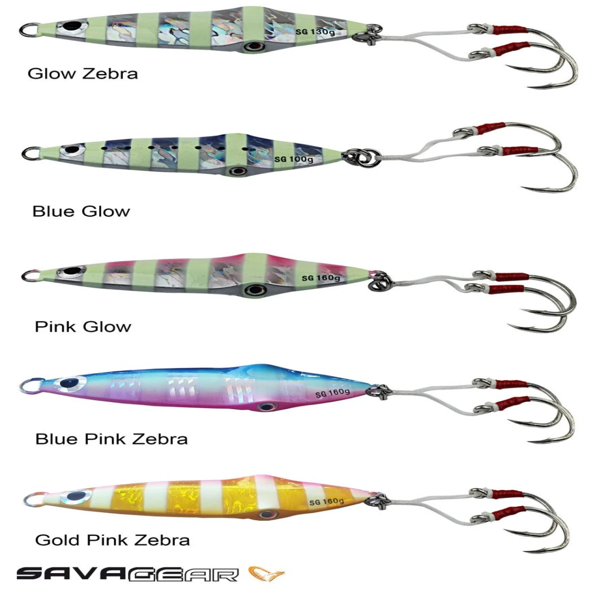 Savage gear Squısh Jig 11,5cm 130g Suni Yem - Glow Zebra