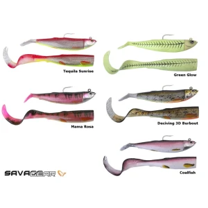 Savage gear Cutbait Herring Kit 20cm 270g Suni Yem - Deciving 3D Burbot (Glow)