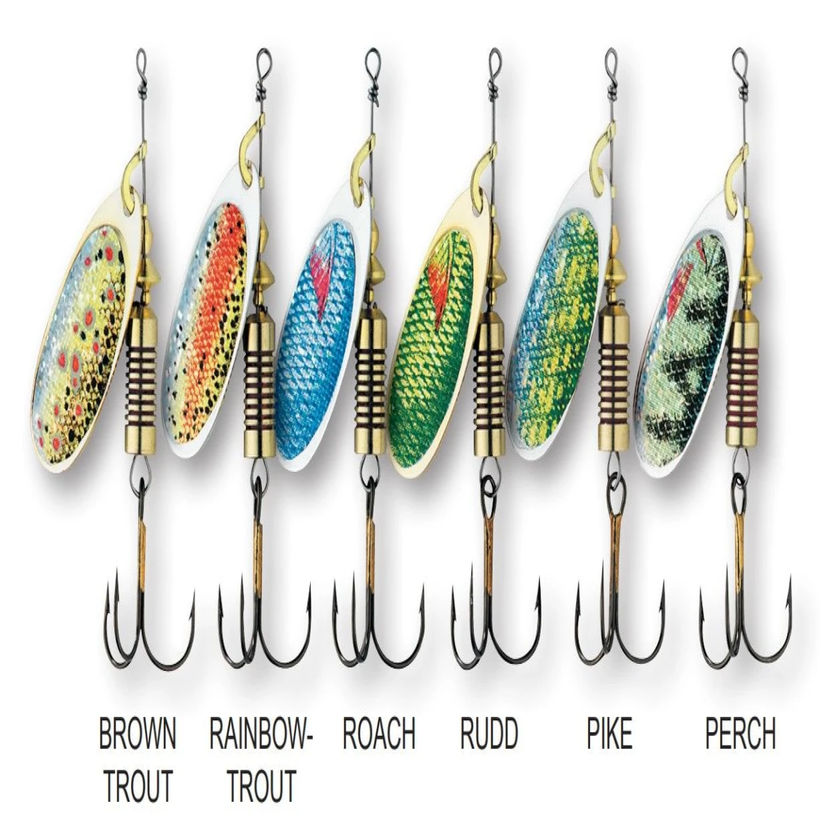Dam Nature 3D Spinner #2 4gr Kaşık - Brown Trout