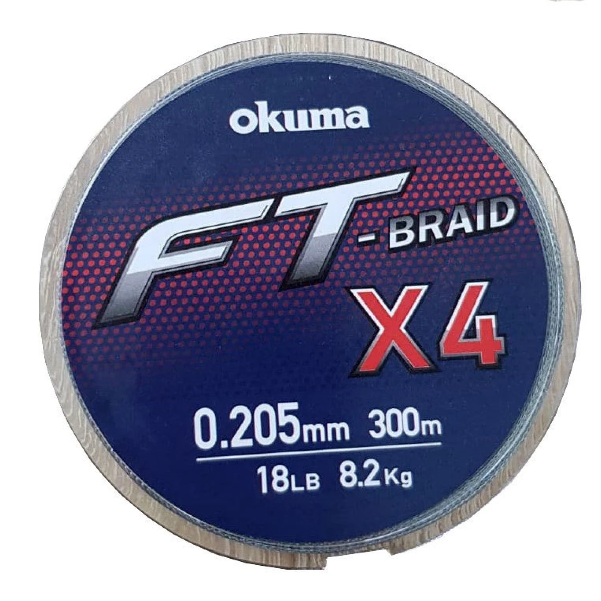 Okuma Ft-*4 Braided Line 300 mt Grey Örgü İp - 0,235mm