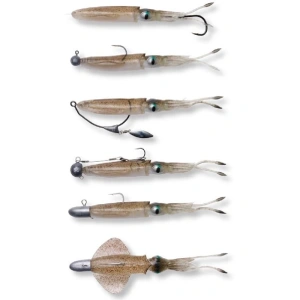 Savage gear Swim Squid 9.5cm 5g 4 Adet Suni Yem - Brown