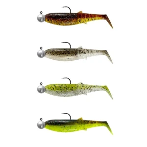 Savage Gear Cannibal Shad 6.8cm 3gr+5gr #1/0 Clear Water 4+4 Adet