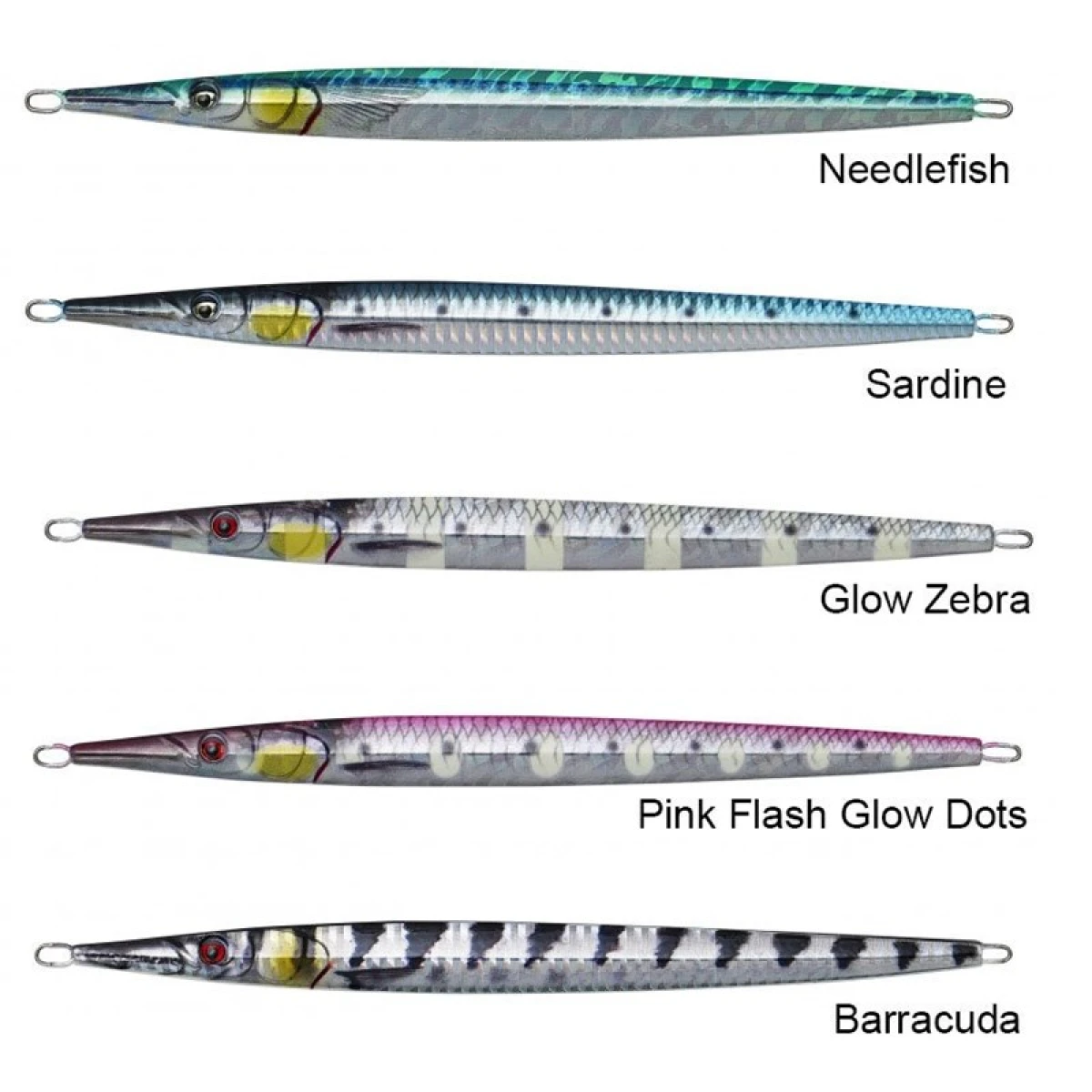 Savage gear 3D Needle Jig 60 gr 17 cm Suni Yem - Pink Flash Glow Dots