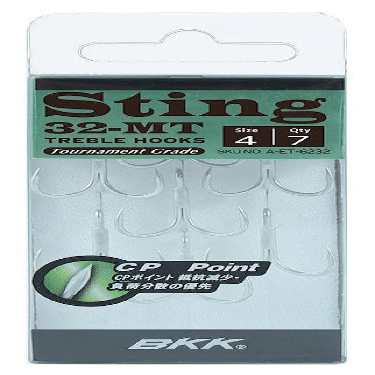 BKK Sting-32 MT Üçlü Olta İğnesi - 10 7 Pcs