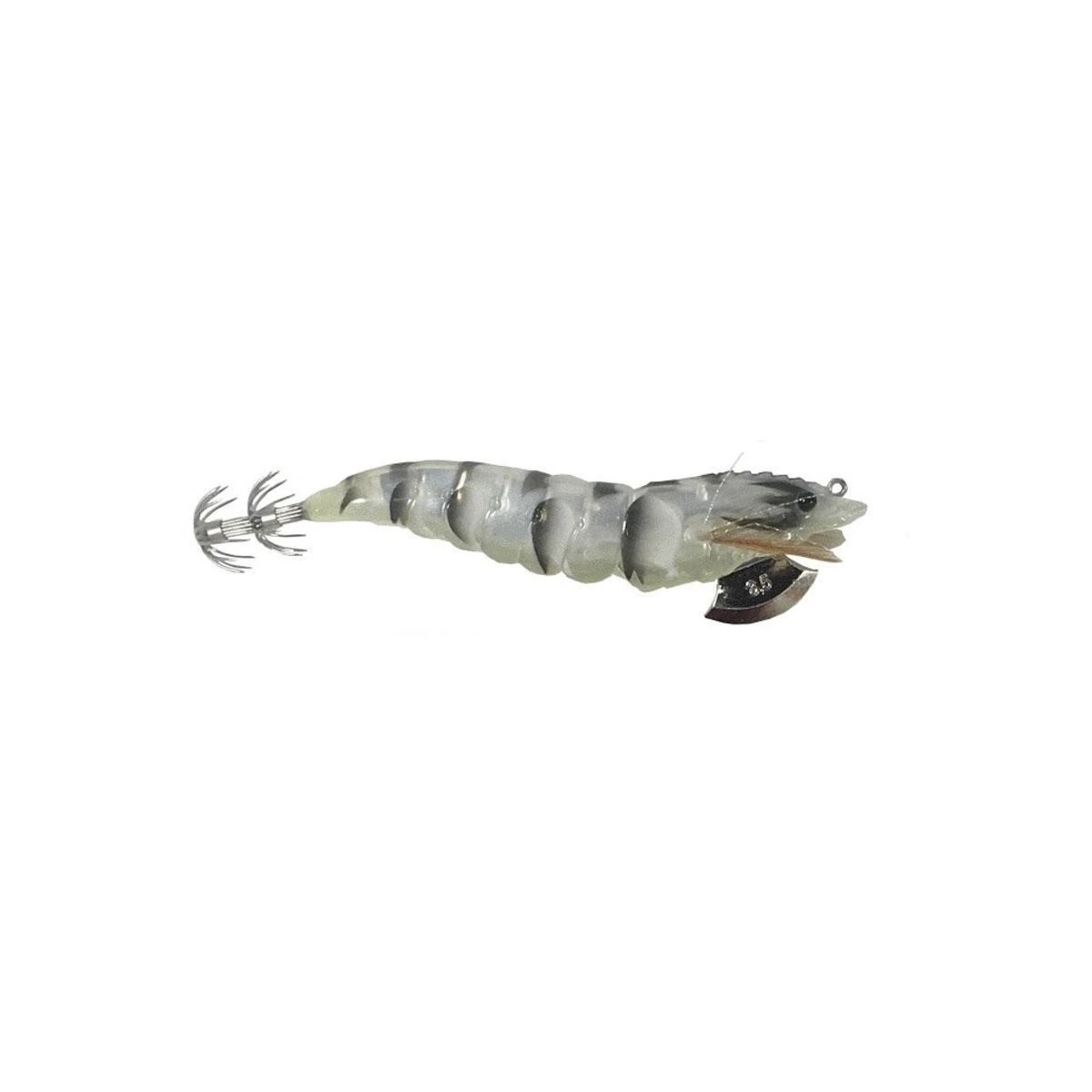 Savage gear 3D Shırımp Egı Jıg 9 cm 23 gr Suni Yem - Naked Black White