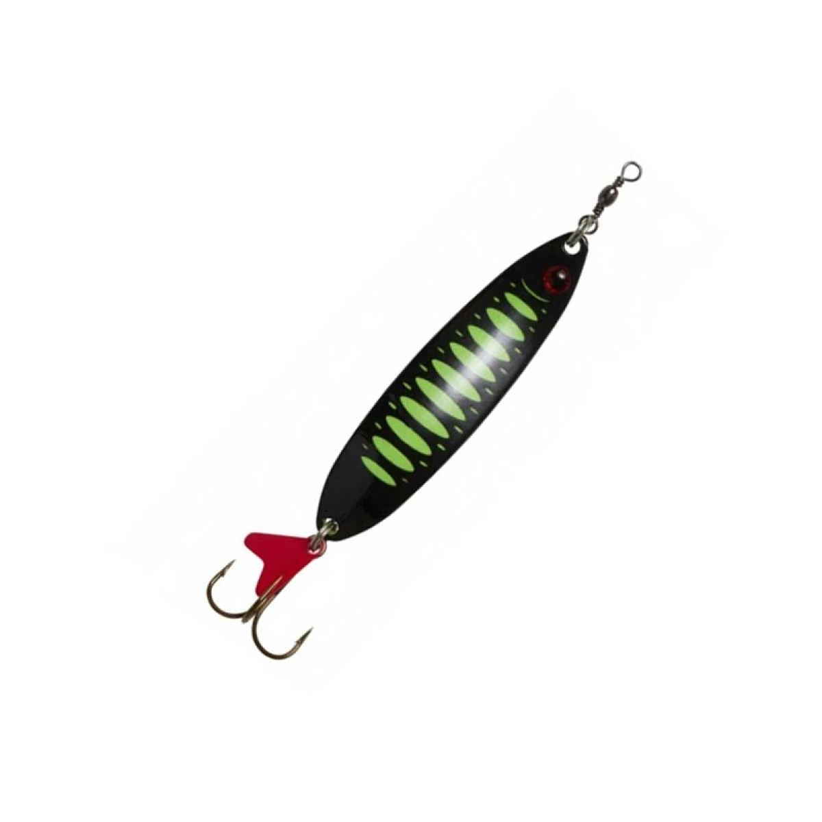 Dam Effzett Standard Spoon Slim 9.5 cm 32 gr Sinking Kaşık - Fluo Green/Black UV