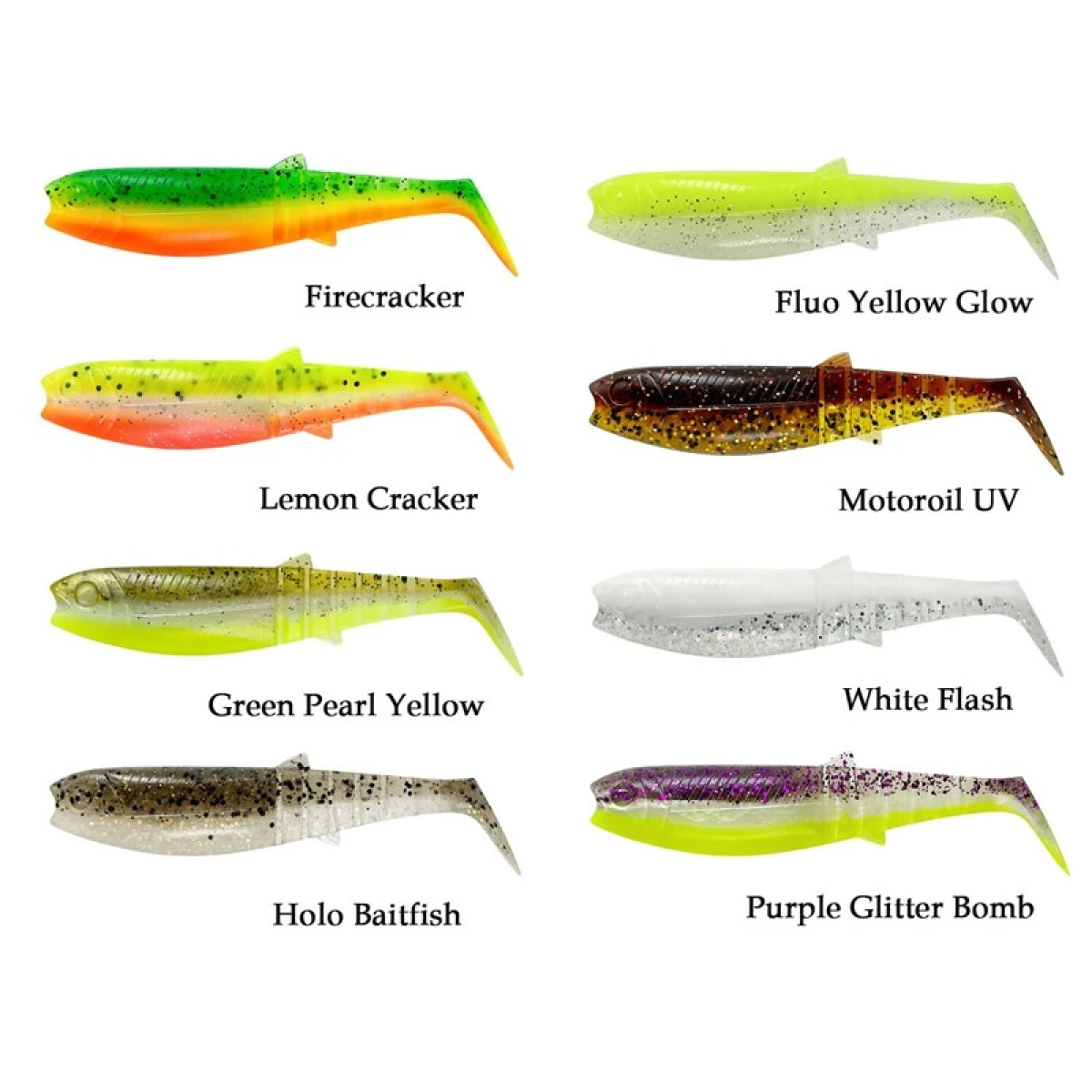 Savage Gear Cannibal Shad 6.8cm 3gr Suni Yem - Firecracker