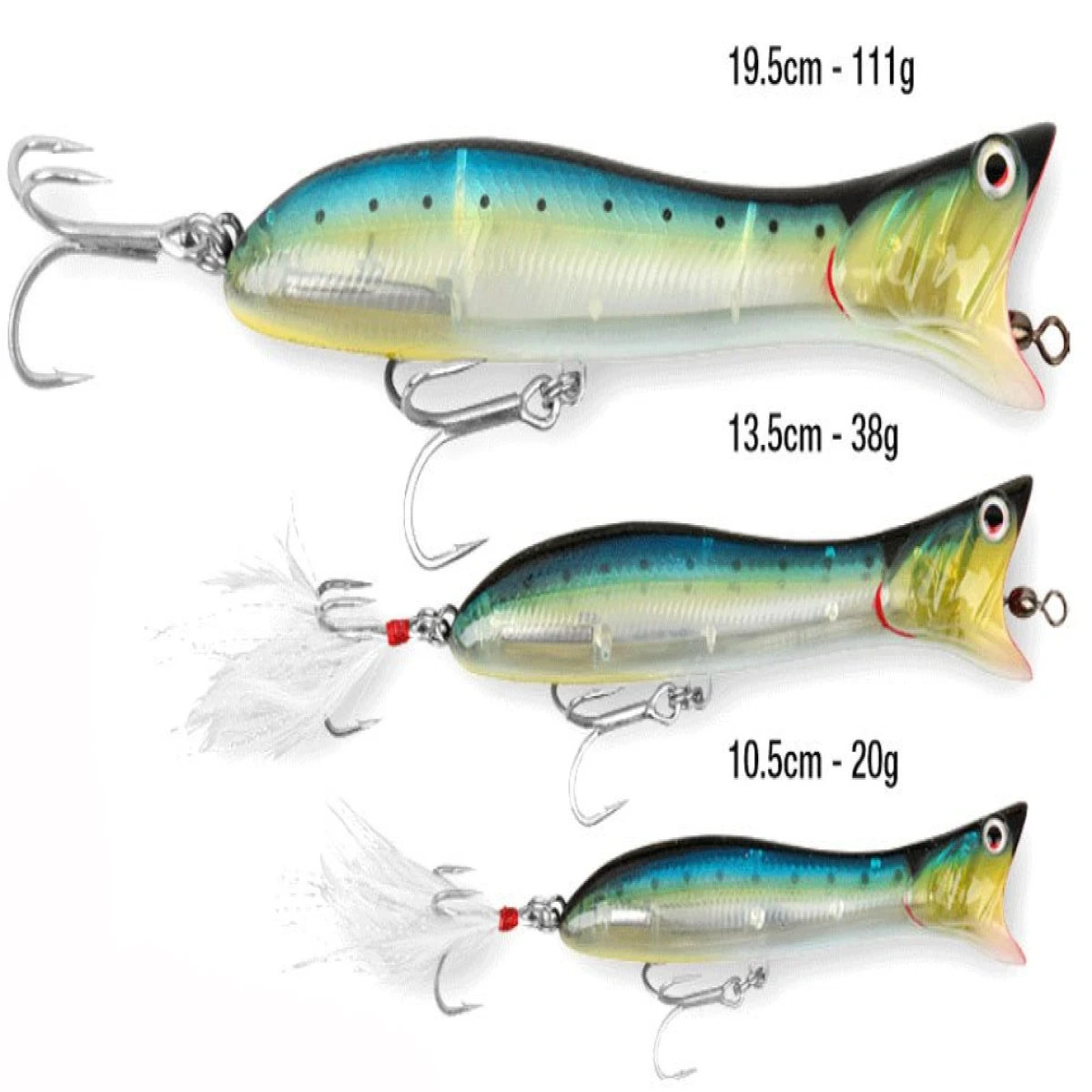 SAVAGE GEAR Panic Poper 10.5 cm 22 gr Suni Yem 01-Dirty Silver Mullet