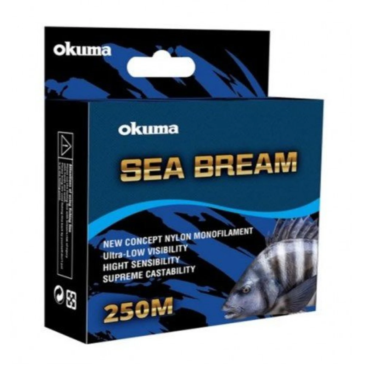 Okuma Sea Bream Nylon Clear Color 250 m - 0,37mm