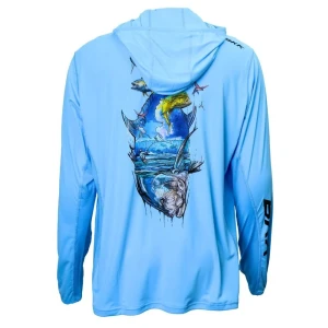 BKK Long Sleeve Casual Shirt Light Blue