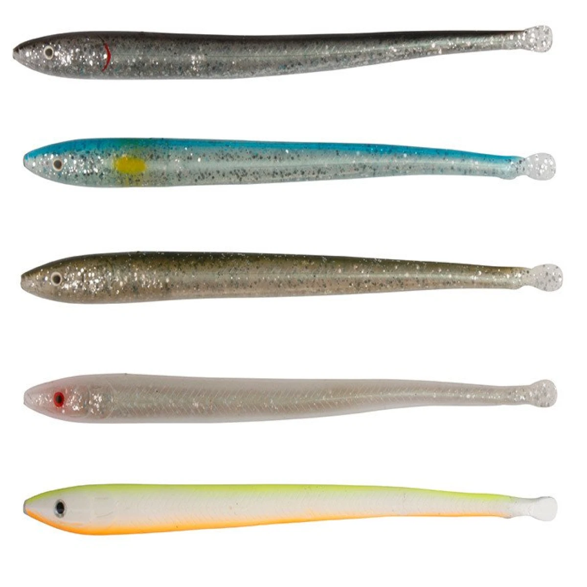 Savage gear LB Sandeel Slug 16.5 cm 5 Adet Suni Yem - Blue Silver