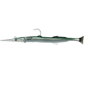 Savage gear Needlefish Pulsetail 2+1 23 cm 55g Suni Yem - Green Silver