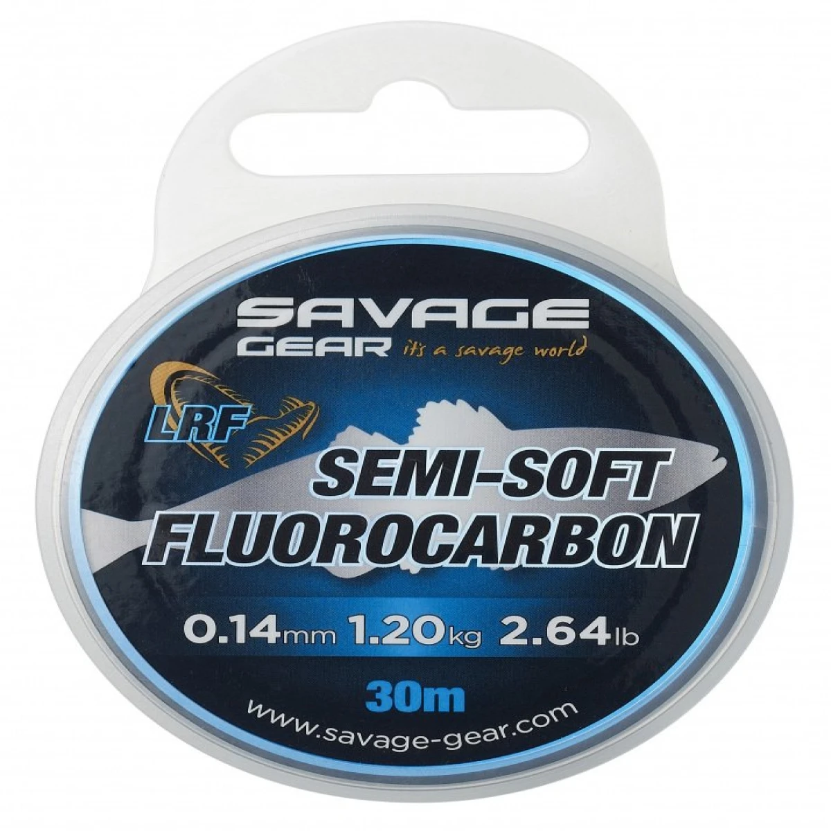 Savage Gear Semi-Soft Fluorocarbon Lrf 30 M Clear - 0.17 MM 1.86 KG 4.10 LB
