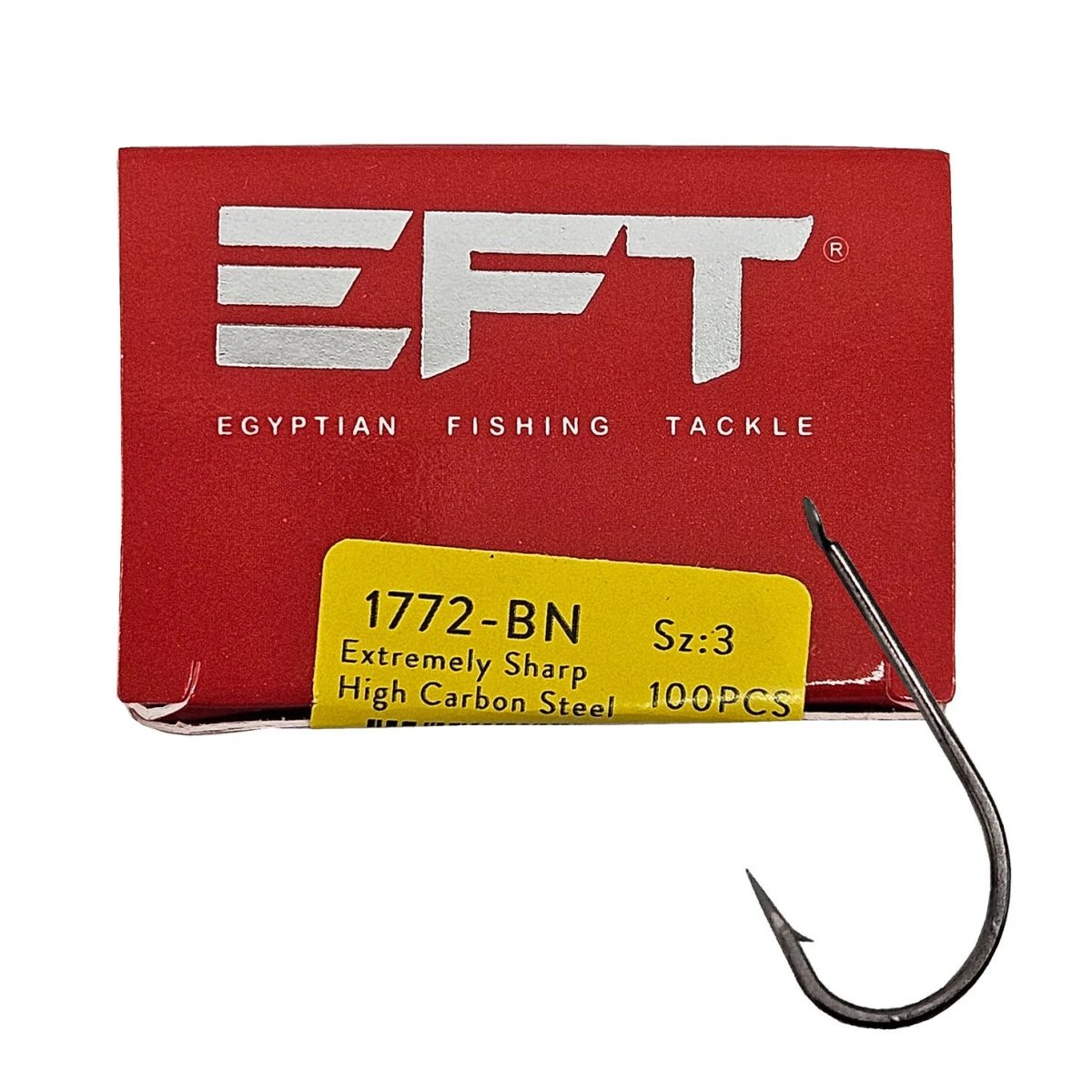 EFT 1772 Kısa Pala Black Nikel  İğne 100 Adet - 5