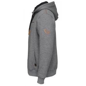 Savage Gear Classic Zip Hoodie Grey Melange - XXL