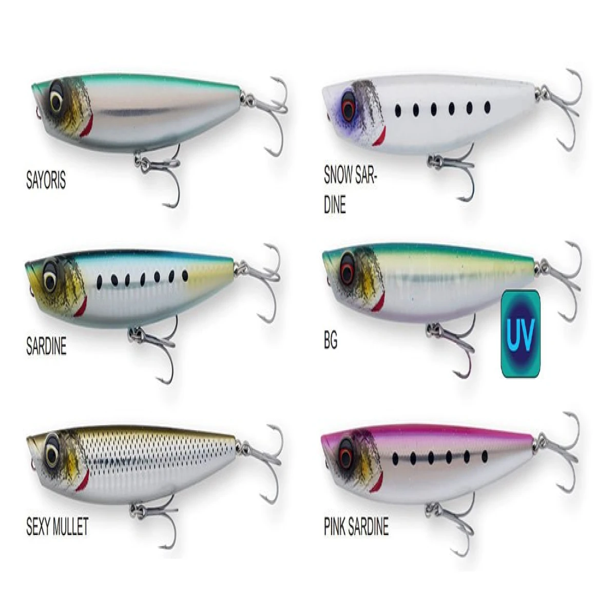 Savage Gear Pop Walker 2.0 7 cm 7 gr F - Sardine