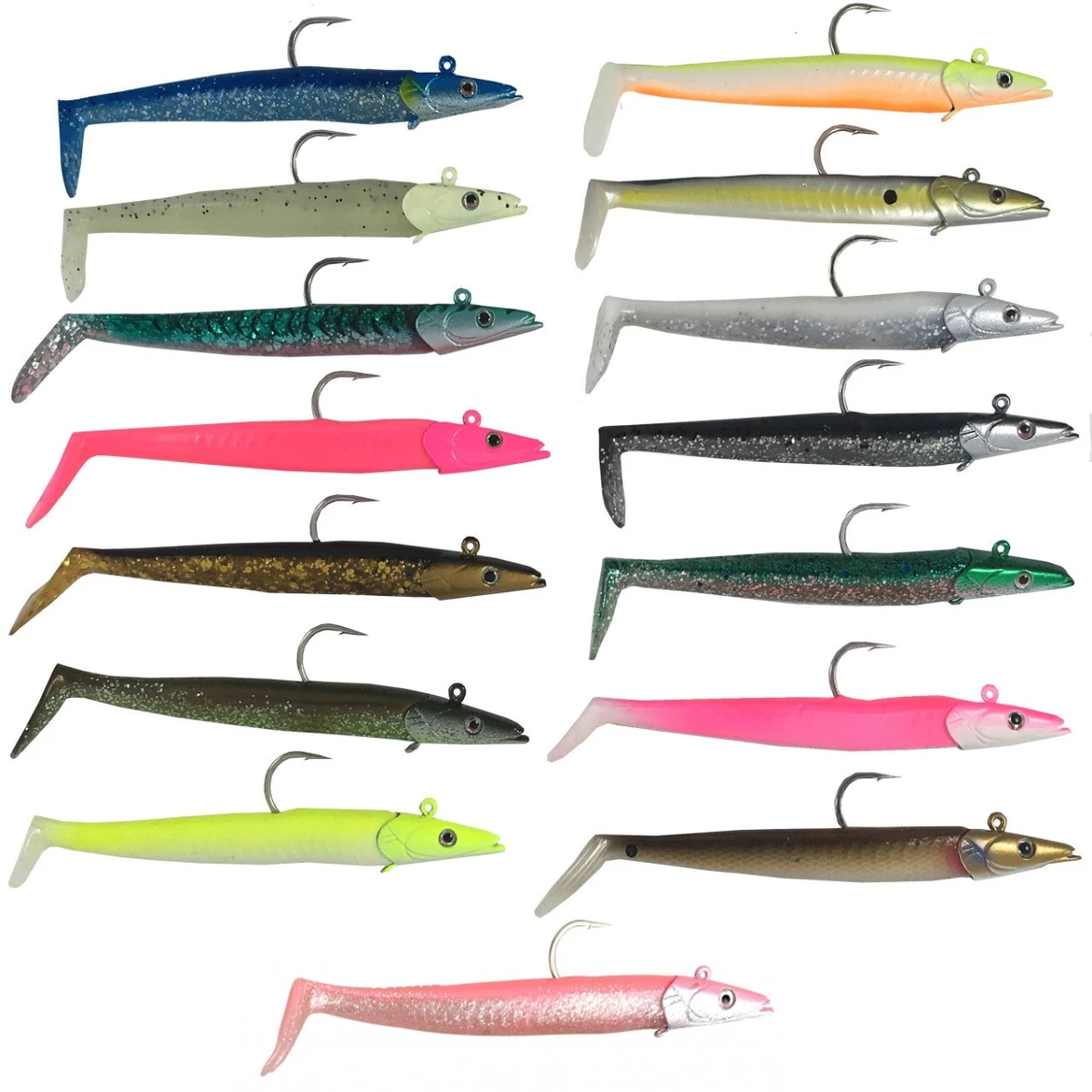 Savage gear Sandeel 12.5 cm 23 gr 2+1 Adet Suni Yem - Dirty Silver