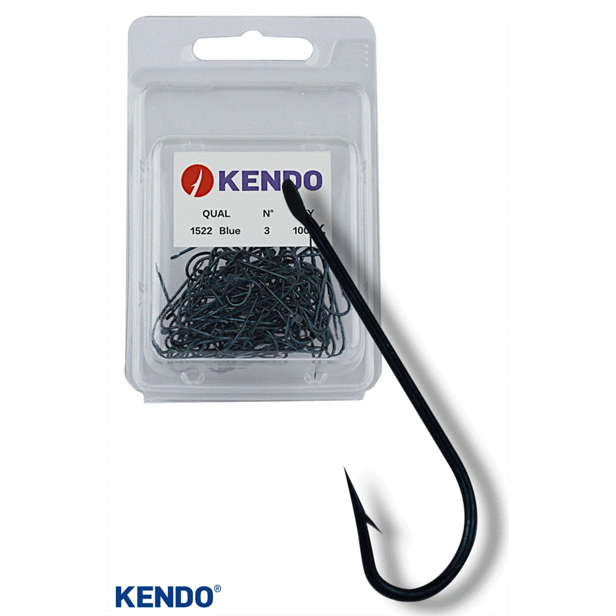 Kendo (1522) Blue 100 Adet 1/4 Kutu İğne - 1 Numara