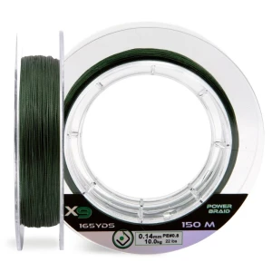 Nomura Braid X9 Moss Green 150 Mt Örgü İp - 0,18mm