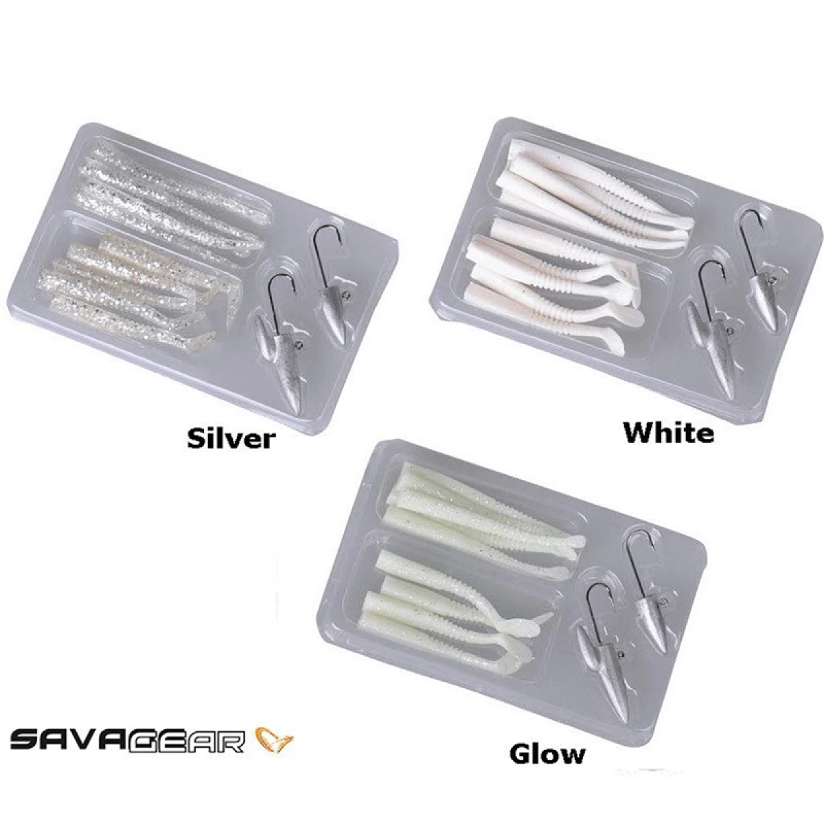 Savage gear Lrf Micro Sandeel Kit 12 Adet(1+1.5+5) Suni Yem - Glow