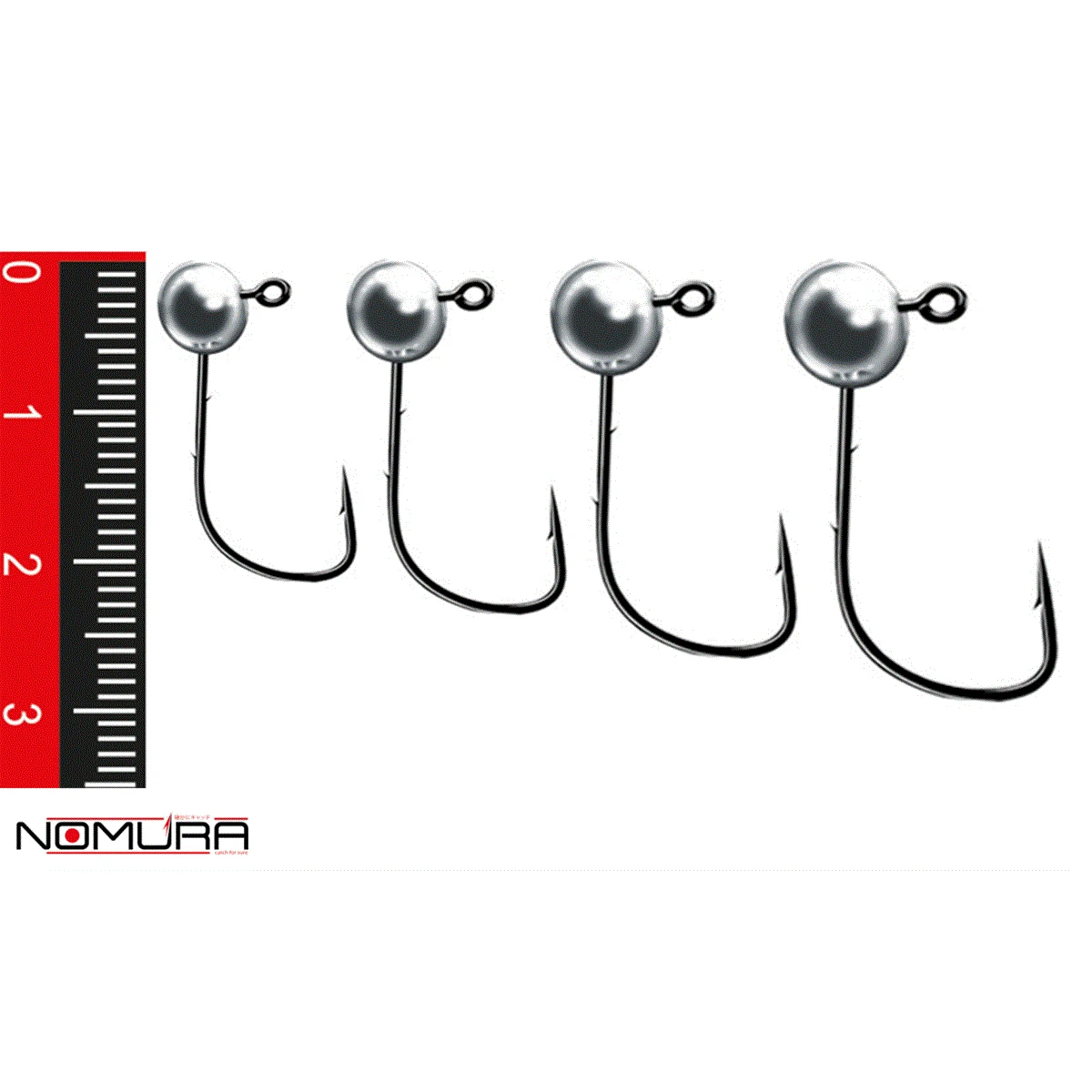 Nomura Jıg Head 2,5gr İğne 3 Adet Jig Head - No:4