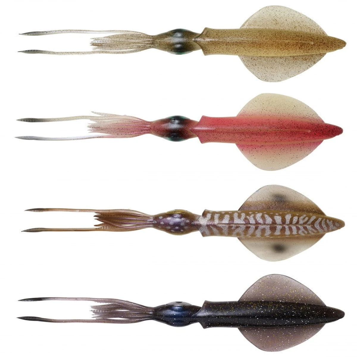 Savage gear Swim Squid 12.5cm 11g 3 Adet Suni Yem - Brown