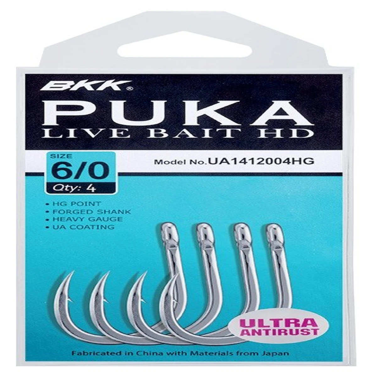 BKK Puka Livebait HD İğne - 4/0 5 Pcs