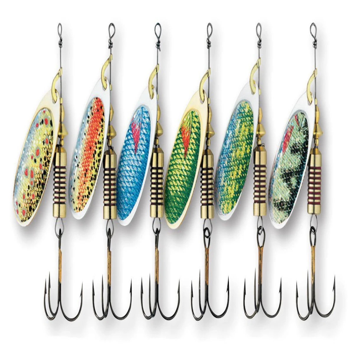Dam Nature 3D Spinner #2 4gr Kaşık - Brown Trout